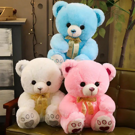 New Huggale High Quality Toy Cute Cartoon Big Teddy Bear Plush Toys Sparkling Chamber