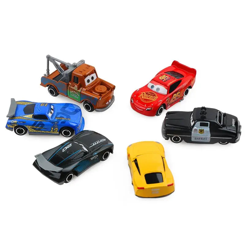 7PCS Disney Pixar Cars 3 Diecast Metal Toy Set Sparkling Chamber