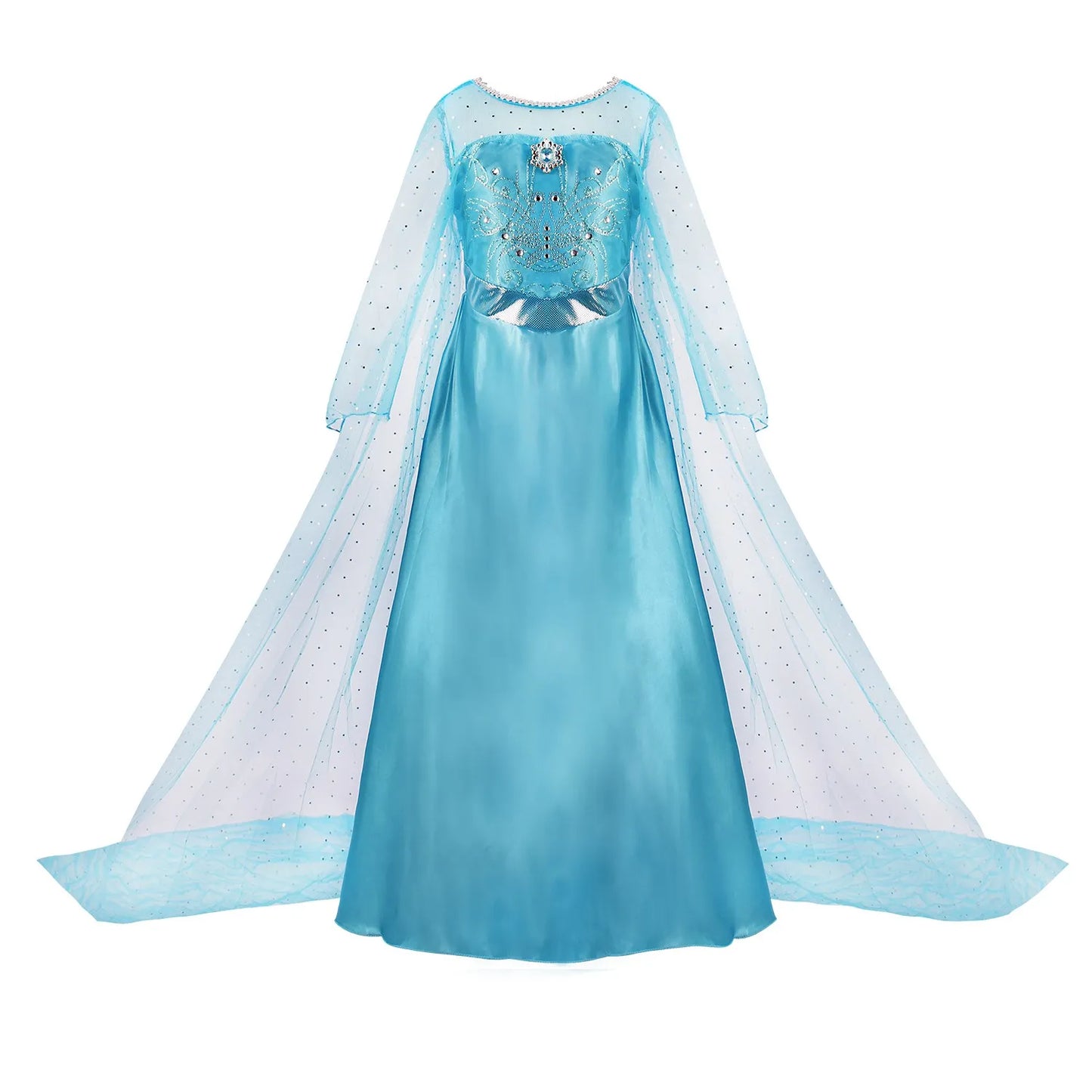 Kids Princess Costume Dress - Belle, Elsa, Anna, Rapunzel & More