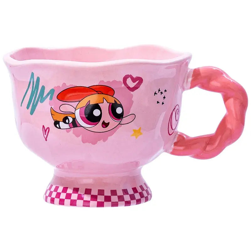 The Powerpuff Girls Cute Cartoon Mug/Buttercup Bubbles Blossom Sparkling Chamber