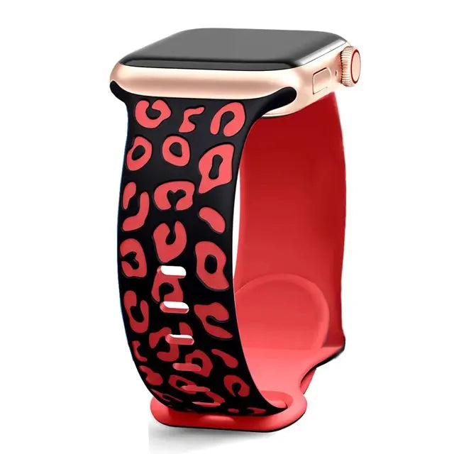 Engraved Silicone Strap for Apple Watch 38mm-49mm Sparkling Chamber