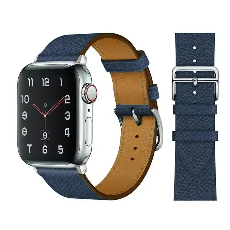 Leather Strap for Apple Watch 38mm-49mm, Loop Bracelet for iWatch Sparkling Chamber