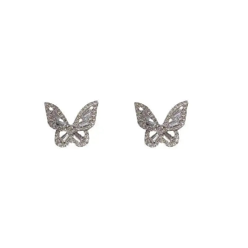 Shining Butterfly Adjustable Ring for Women Sparkling Chamber