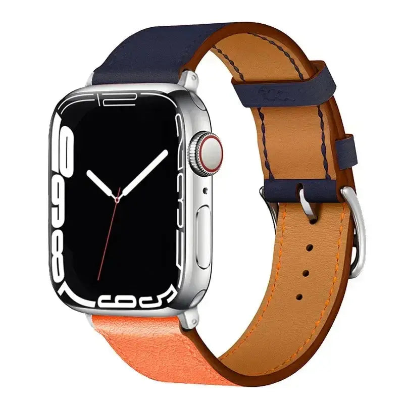 Leather Strap for Apple Watch 38mm-49mm, Loop Bracelet for iWatch Sparkling Chamber