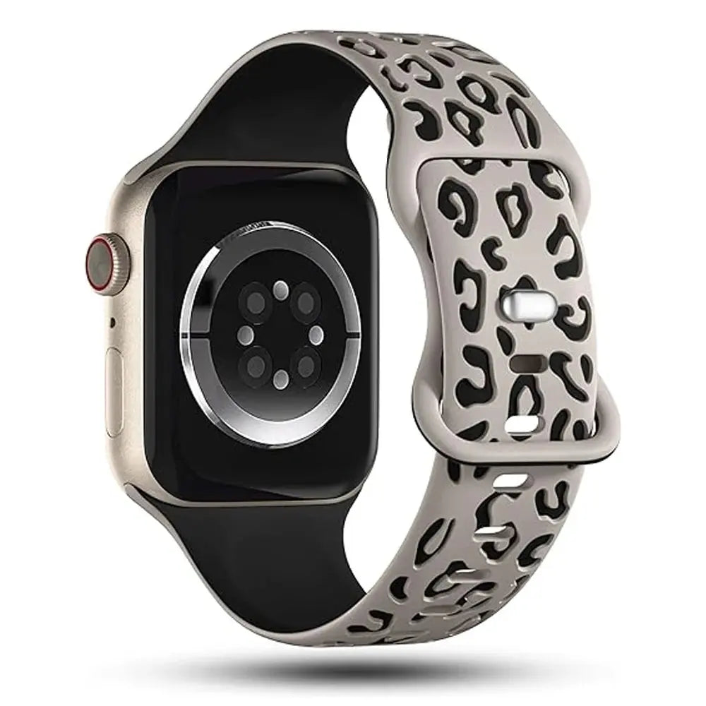 Engraved Silicone Strap for Apple Watch 38mm-49mm Sparkling Chamber