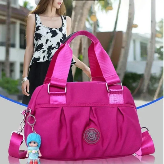 Women's Waterproof Nylon Messenger Bag – Casual Crossbody Shoulder Handbag Sparkling Chamber