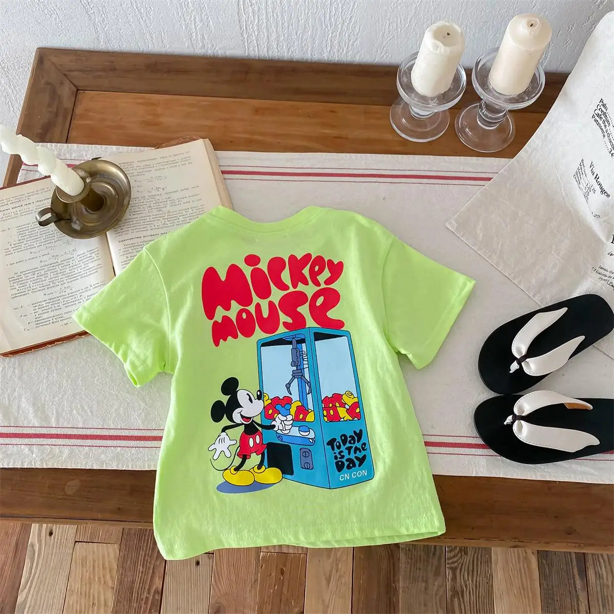 Disney Mickey Kids Summer Cartoon T-Shirt for Boys and Girls