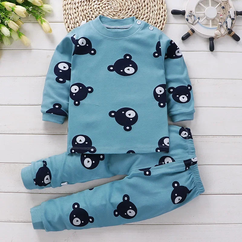 Kids Clothes Children Sets Children's Clothing Boys Girls CottonAutumn winter Clothing