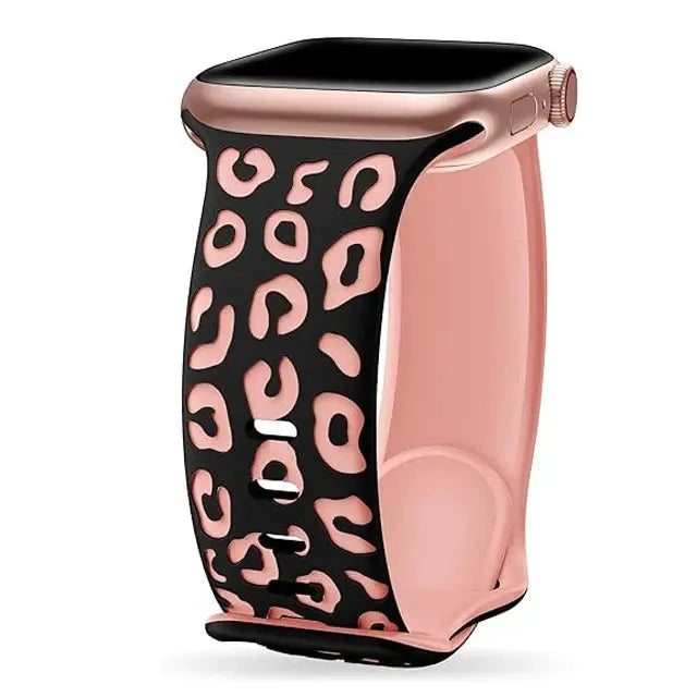 Engraved Silicone Strap for Apple Watch 38mm-49mm Sparkling Chamber