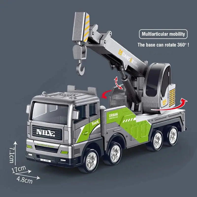 1:50 Scale Construction Vehicle Toy Set for Kids Sparkling Chamber