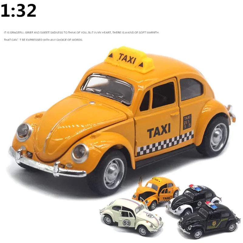 1:32 Volkswagen Beetle Alloy Diecast Model Car with Pull Back Sparkling Chamber