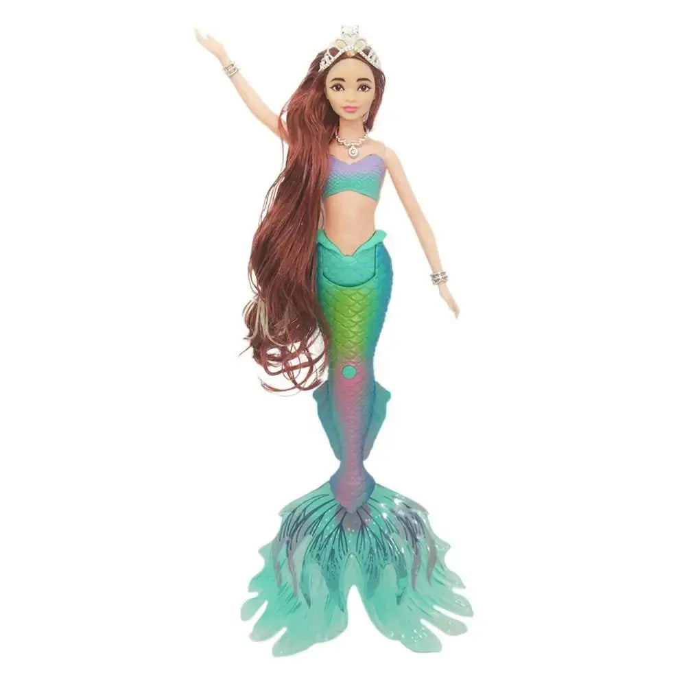 35CM Kawaii Princess Mermaid Doll with Lights & Music Sparkling Chamber