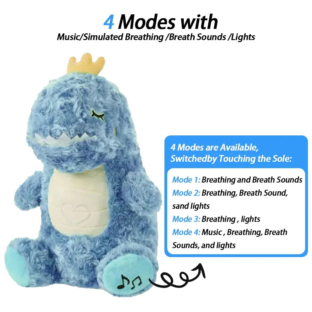 Breathing Bear Baby Soothing Otter Plush Doll Toy Sparkling Chamber