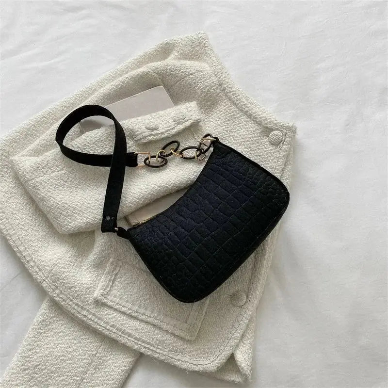 Wool Fiber Small Square Bag – Korean Style Fashion Shoulder Bag Sparkling Chamber