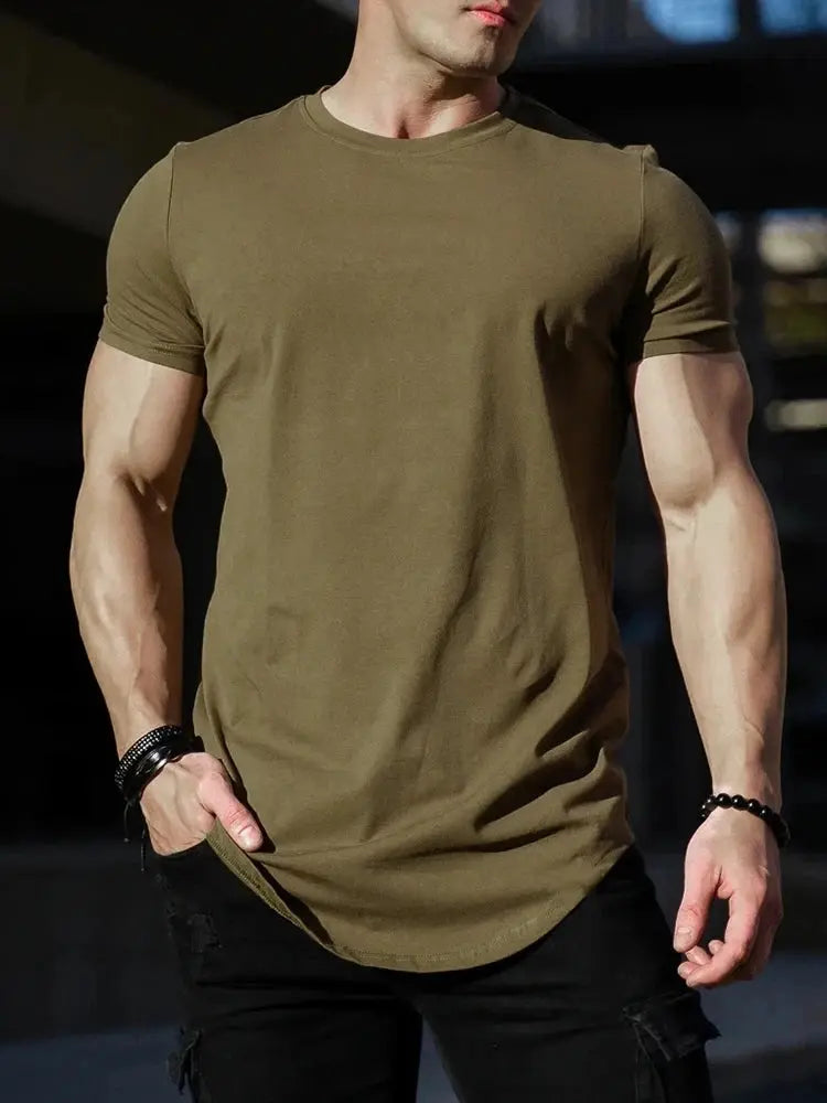 Men's Casual Breathable Short Sleeve T-Shirt Sparkling Chamber