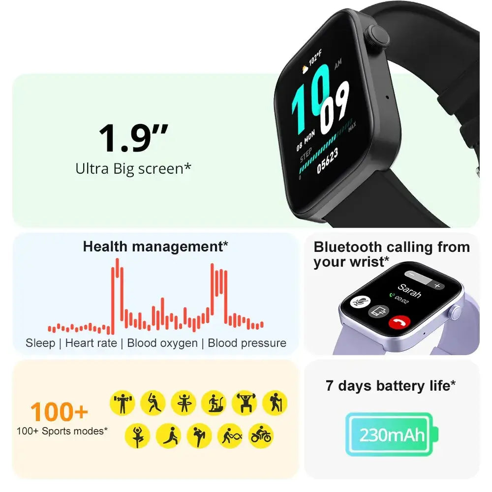 COLMi P71 Voice Calling Smartwatch for Men & Women Sparkling Chamber