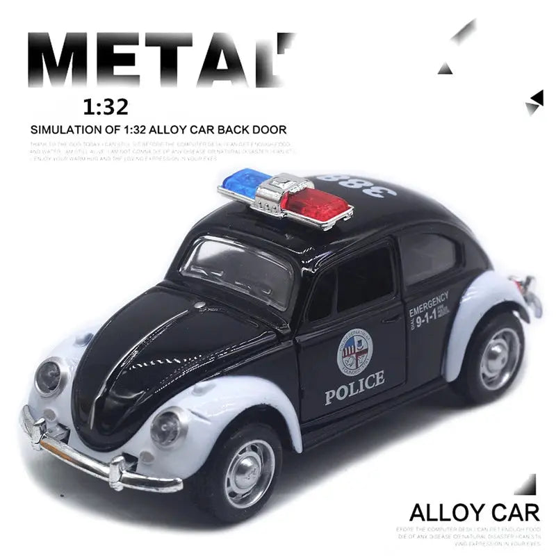 1:32 Volkswagen Beetle Alloy Diecast Model Car with Pull Back Sparkling Chamber