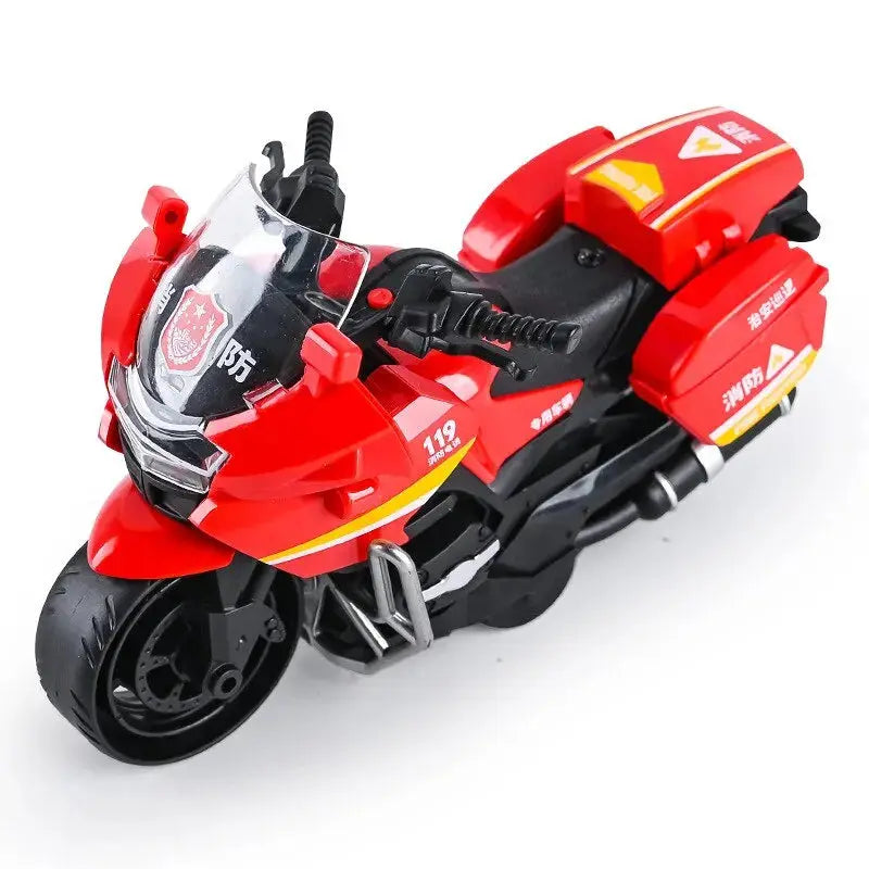 1Pc Inertia Motorcycle SWAT Fire Toy – Random Style Sparkling Chamber