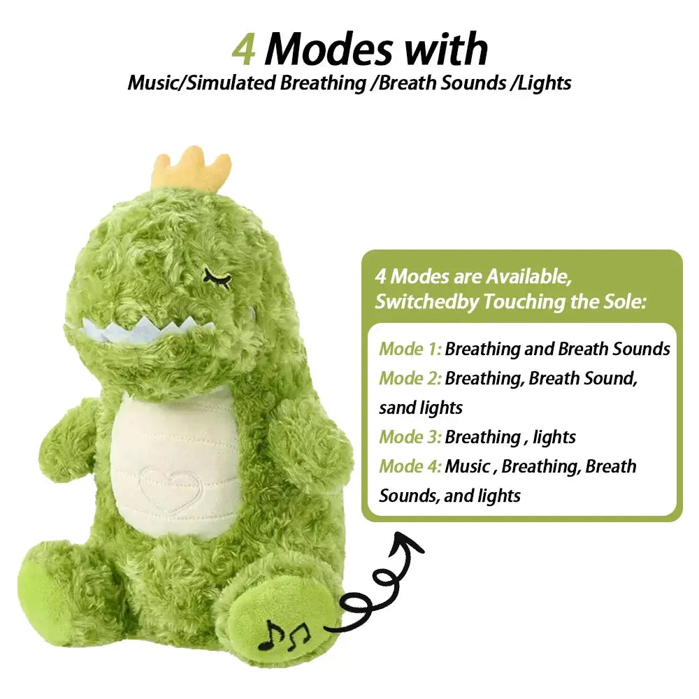 Breathing Bear Baby Soothing Otter Plush Doll Toy Sparkling Chamber