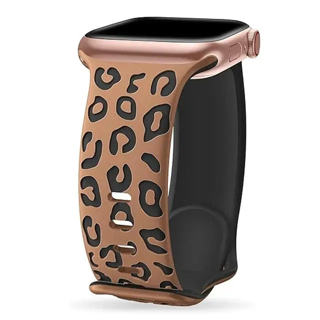 Engraved Silicone Strap for Apple Watch 38mm-49mm Sparkling Chamber